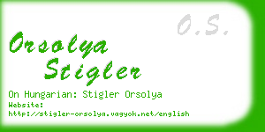 orsolya stigler business card